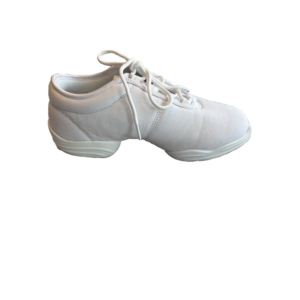 Capezio Dance Sneakers White Canvas Women's 9.5 Split Sole Lightweight Eur 42